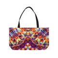Fire Vibrant Tie-Dye Weekender Tote Bag | Boho Style, Travel Companion, Beach Bag, Festival Essential, Unique Gift