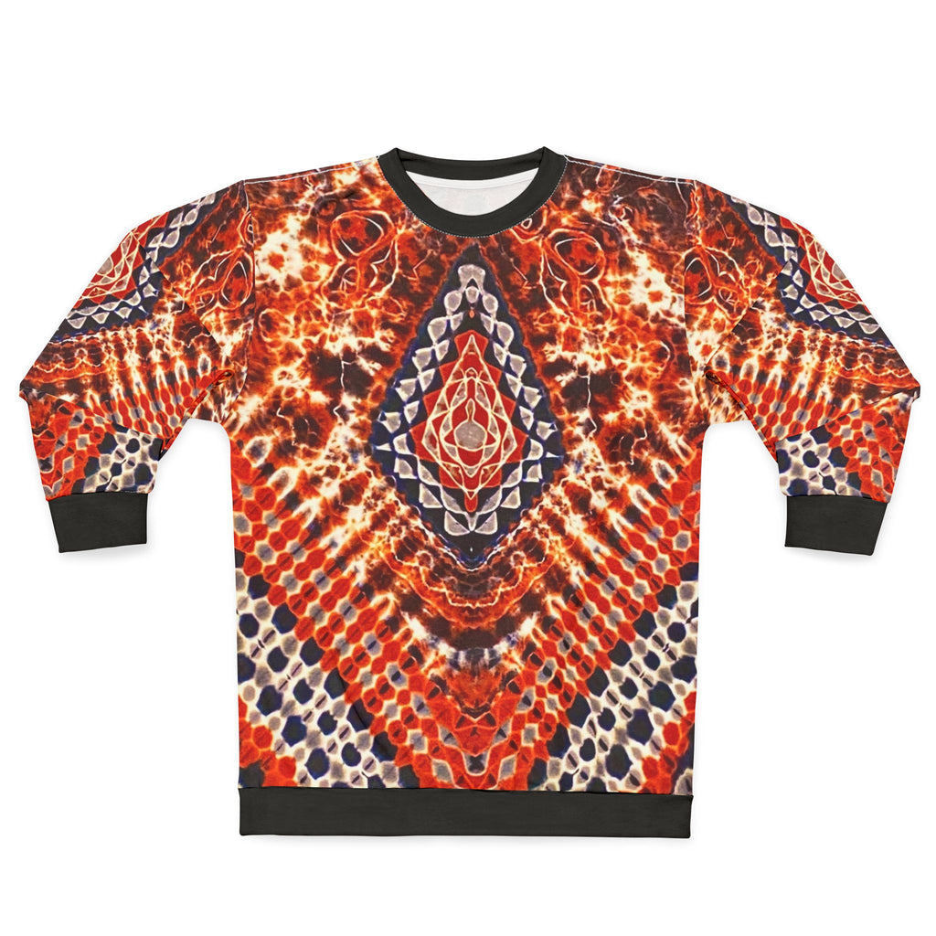 Bohemian Pattern Unisex Sweatshirt, Cozy Fashion for All, Vibrant Sweatshirt, Unique Gifts, Festival Wear, Trendy Layering