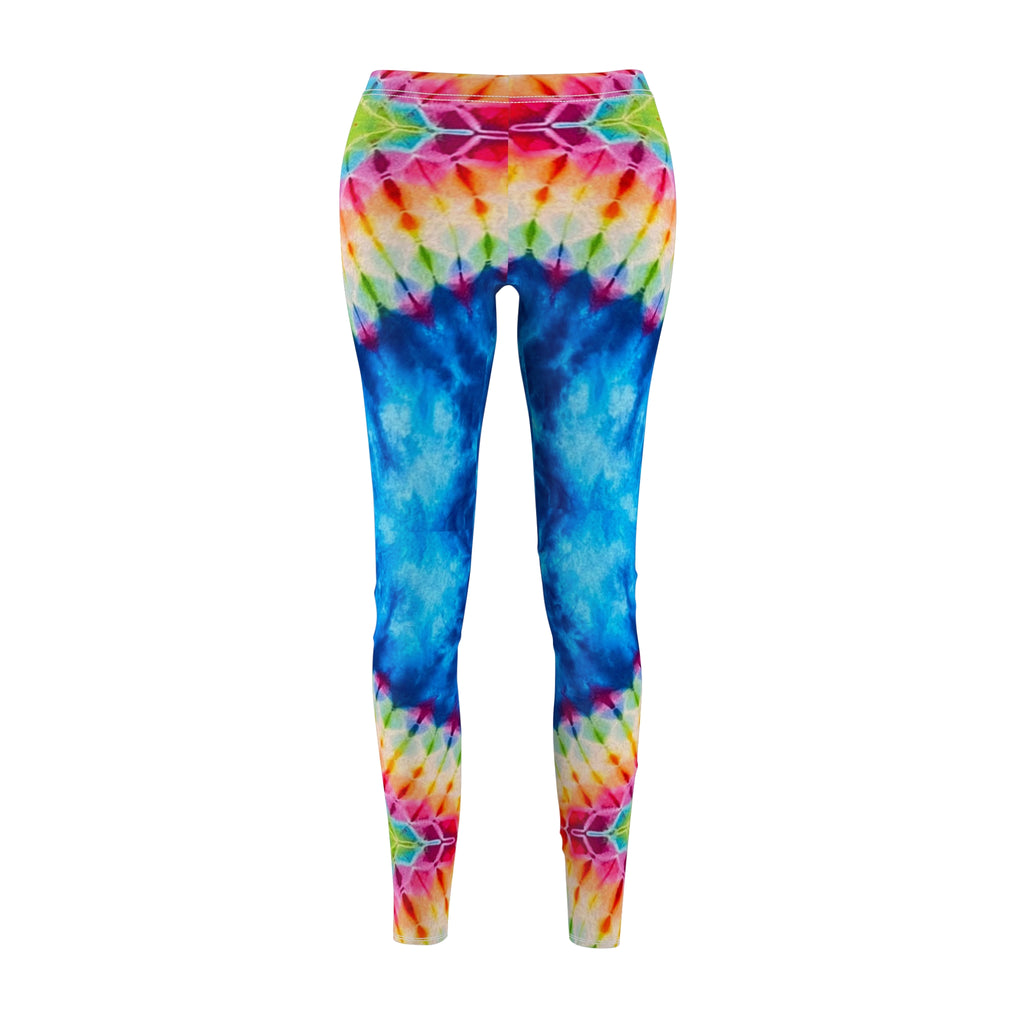 Tie Dye Leggings, Colorful Workout Pants, Activewear, Festival Leggings, Boho Yoga Pants, Gift for Yogis