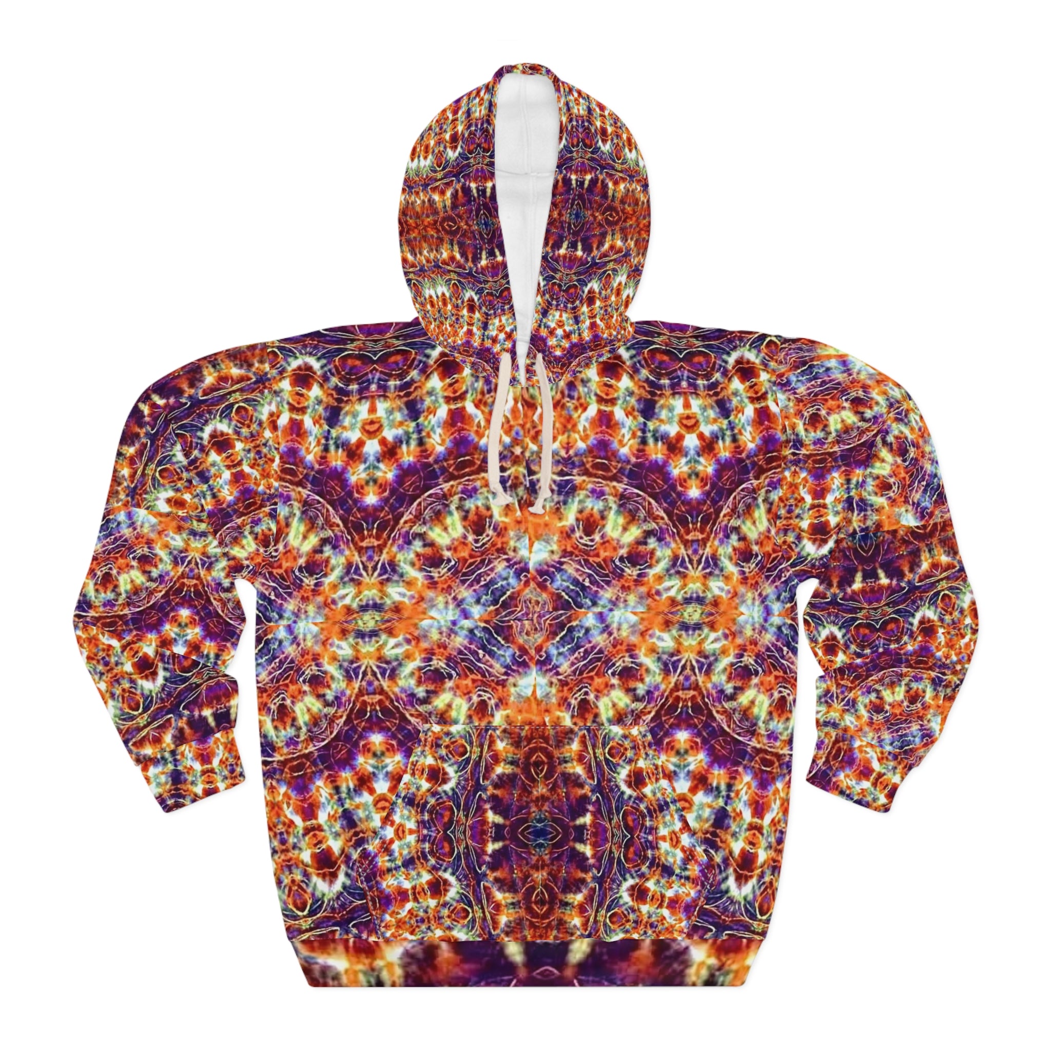 Psychedelic Tie-Dye Kaleidoscope Hoodie | All-Over Print