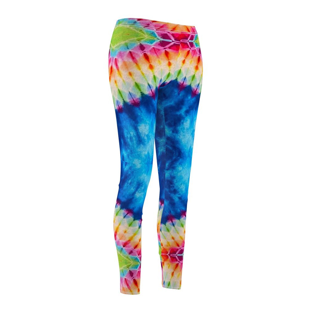 Tie Dye Leggings, Colorful Workout Pants, Activewear, Festival Leggings, Boho Yoga Pants, Gift for Yogis