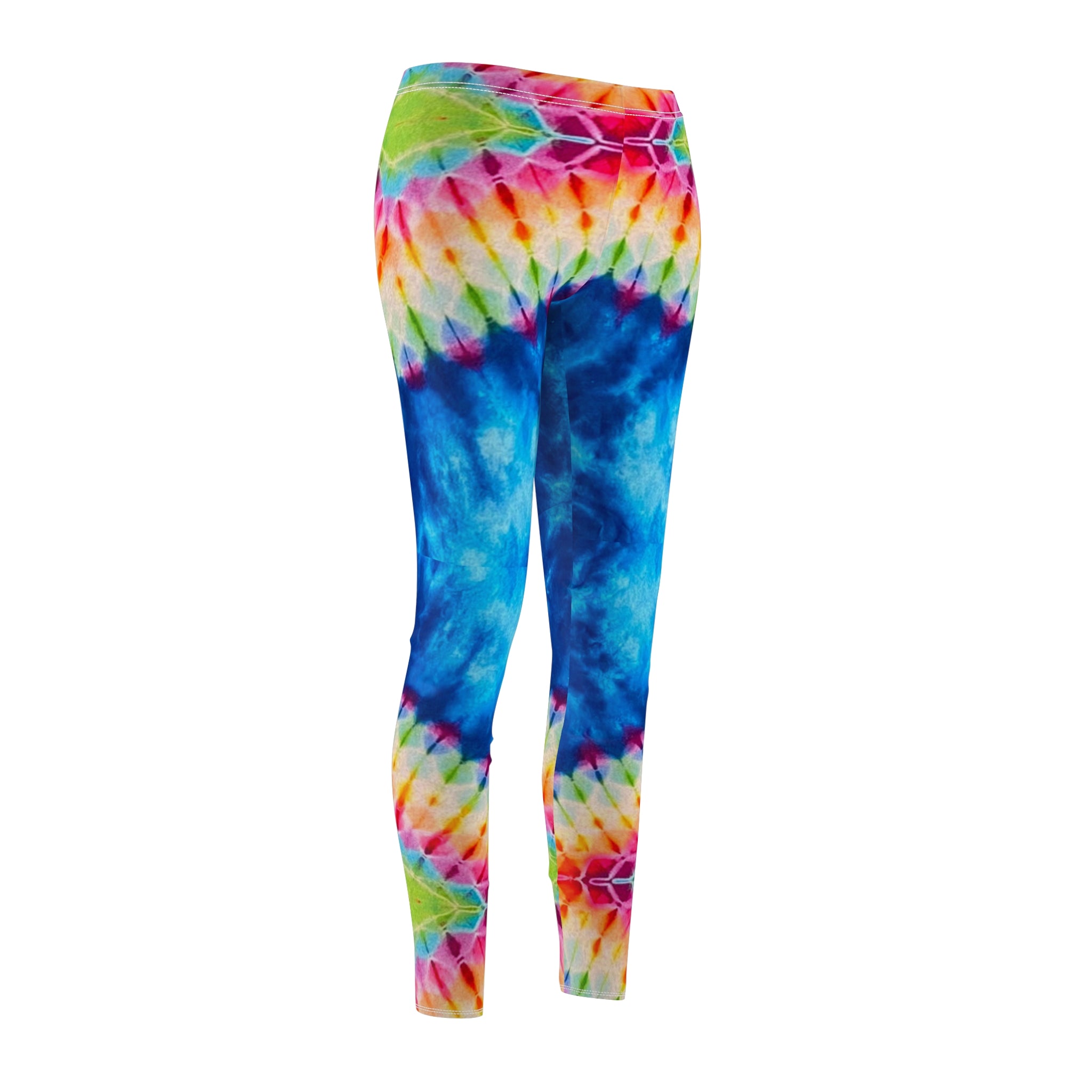 Tie Dye Leggings, Colorful Workout Pants, Activewear, Festival Leggings, Boho Yoga Pants, Gift for Yogis