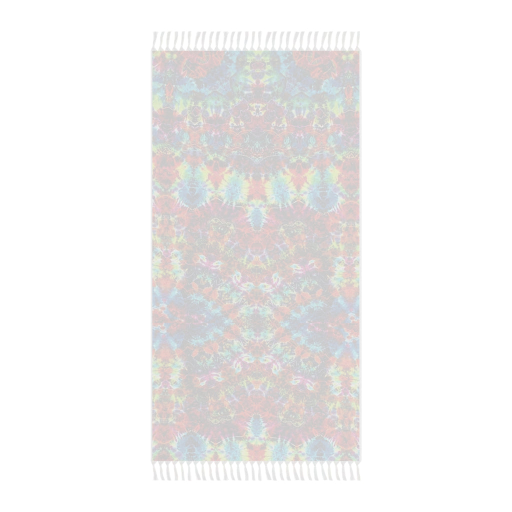 Boho Beach Towel - Vibrant Tie-Dye Pattern, Perfect for Summer, Pool Days, Picnics, Travel, Beach Day Essentials