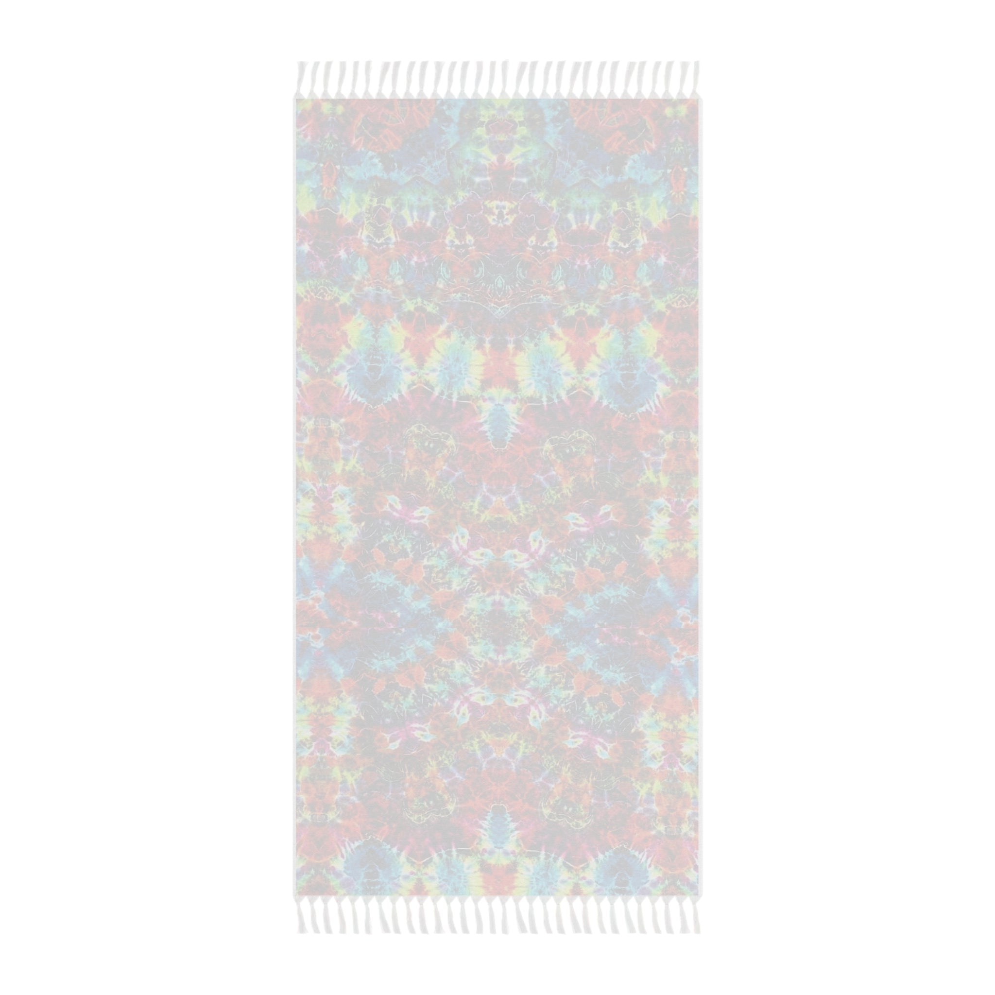 Boho Beach Towel - Vibrant Tie-Dye Pattern, Perfect for Summer, Pool Days, Picnics, Travel, Beach Day Essentials