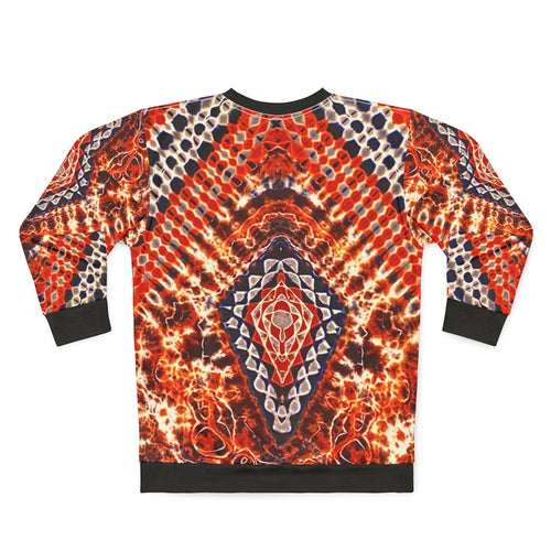 Bohemian Pattern Unisex Sweatshirt, Cozy Fashion for All, Vibrant Sweatshirt, Unique Gifts, Festival Wear, Trendy Layering