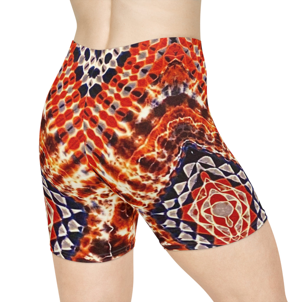 Vibrant Women's Biker Shorts, Casual Activewear, Summer Sports, Festival Clothing, Yoga Gear, Workout Essentials