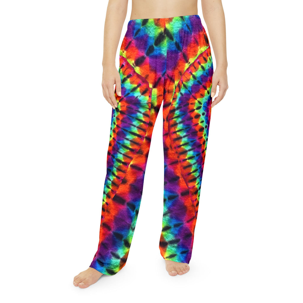 Diamond Rainbow Pants, Colorful Lounge Wear, Tie-Dye Pants, Comfortable Casual Wear, Festival Clothing, Gift Idea