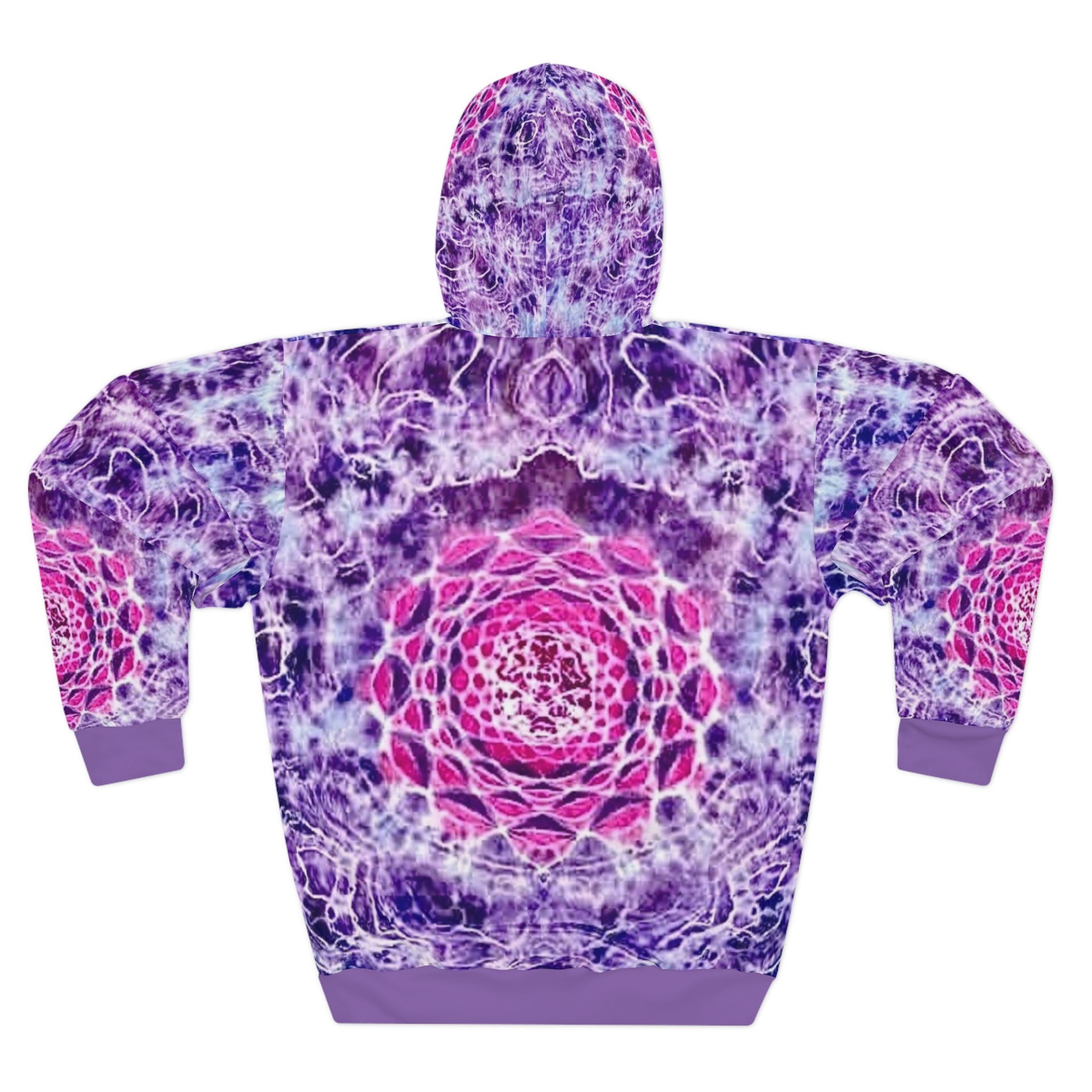 Purple Pink Mandala Hoodie | Kaleidoscope All-Over Print
