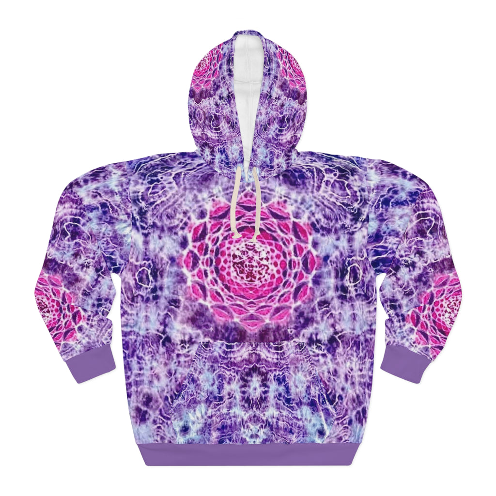 Purple Pink Mandala Hoodie | Kaleidoscope All-Over Print