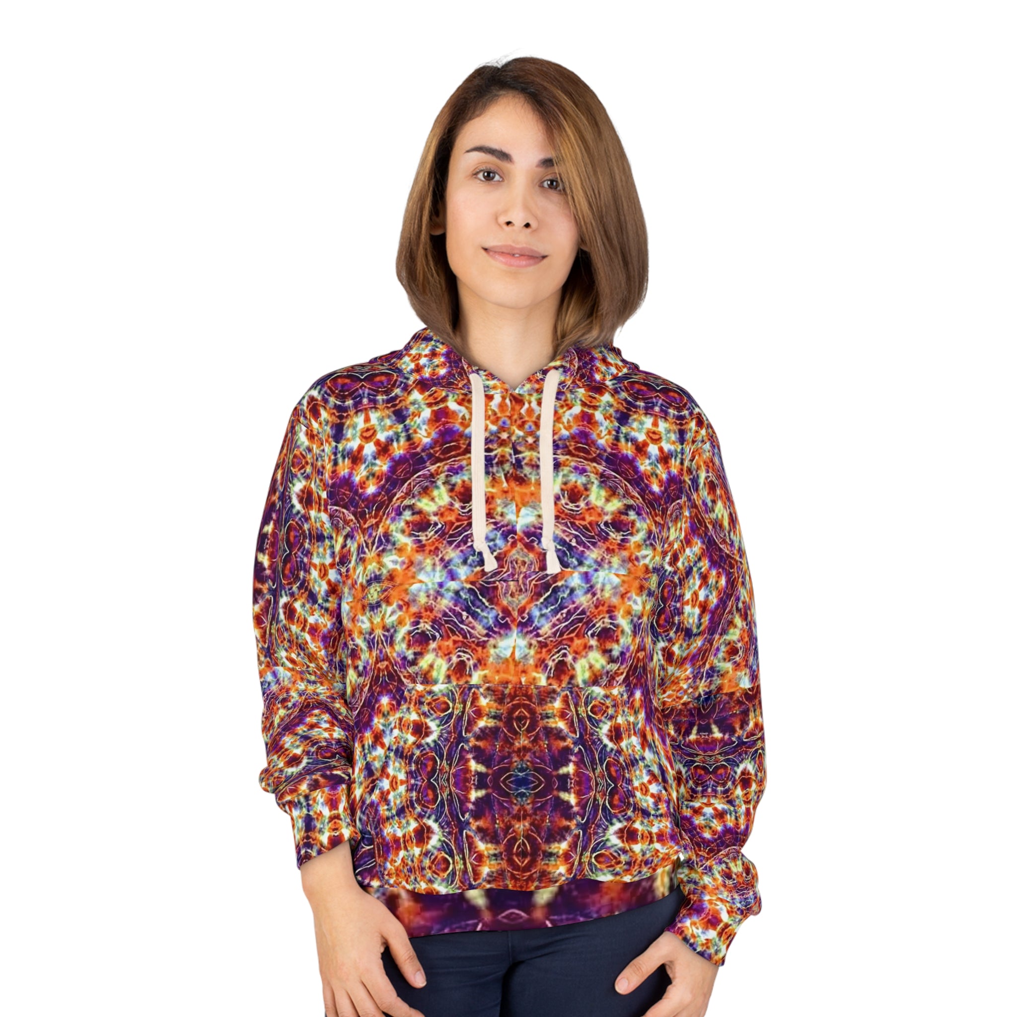 Psychedelic Tie-Dye Kaleidoscope Hoodie | All-Over Print
