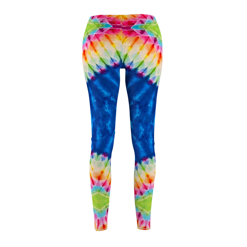 Tie Dye Leggings, Colorful Workout Pants, Activewear, Festival Leggings, Boho Yoga Pants, Gift for Yogis