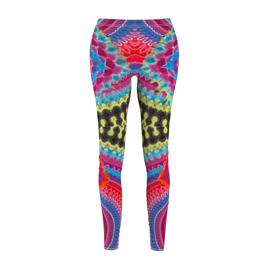 Mandala Scale Leggings, Yoga Wear, Festival Outfit, Workout Leggings, Colorful Activewear