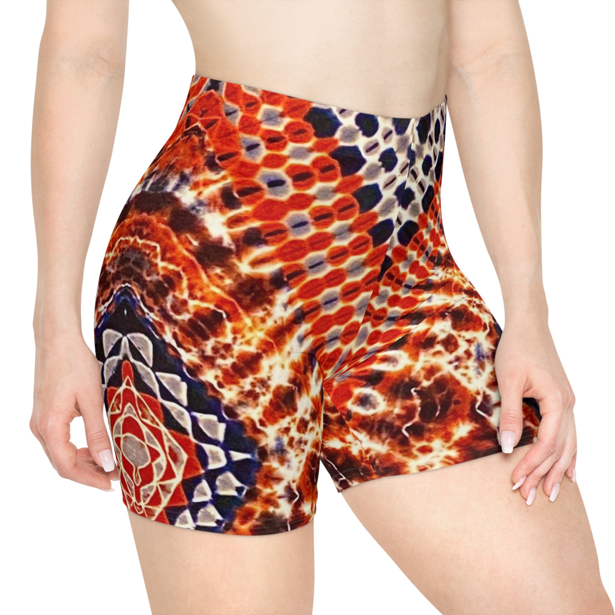 Vibrant Women's Biker Shorts, Casual Activewear, Summer Sports, Festival Clothing, Yoga Gear, Workout Essentials