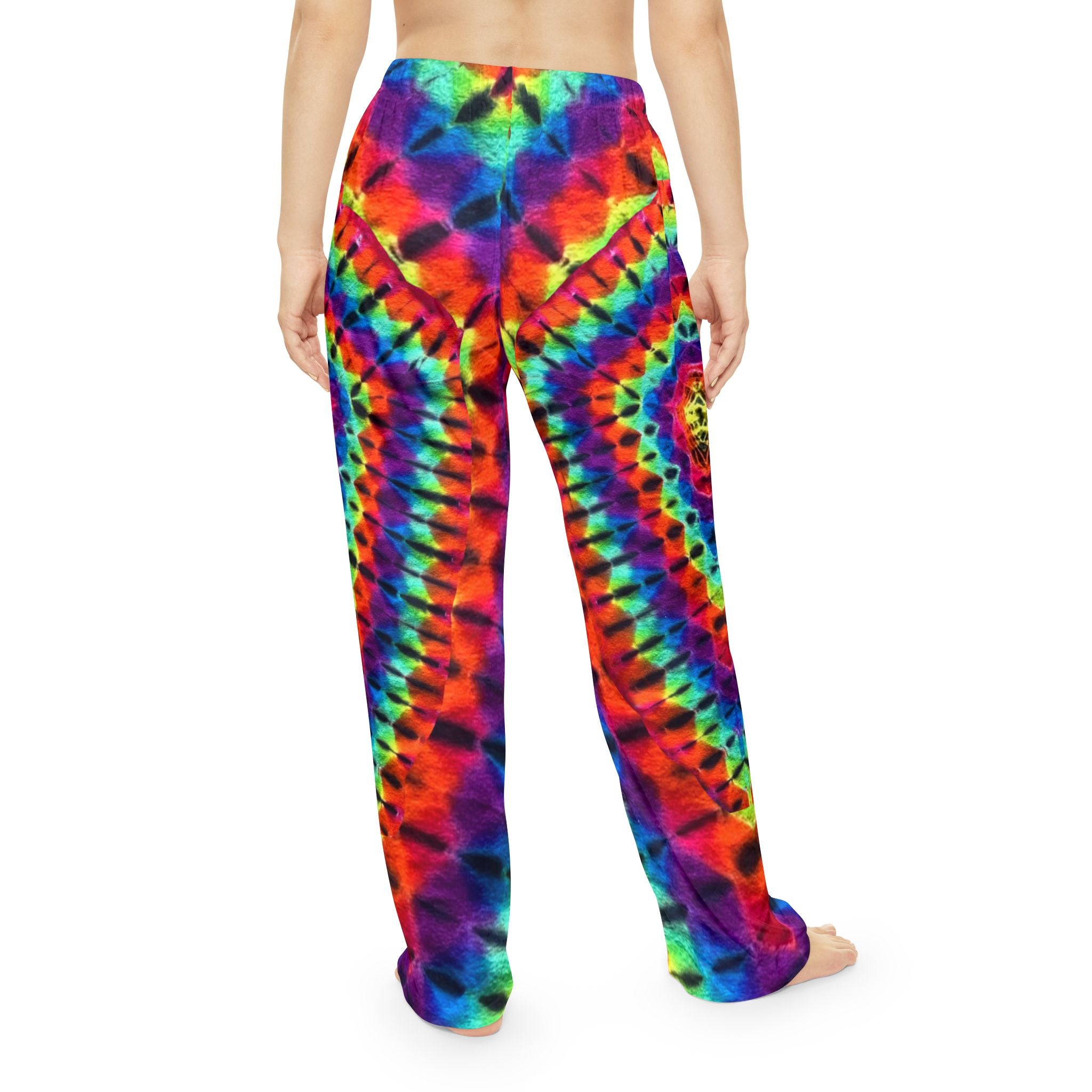 Diamond Rainbow Pants, Colorful Lounge Wear, Tie-Dye Pants, Comfortable Casual Wear, Festival Clothing, Gift Idea