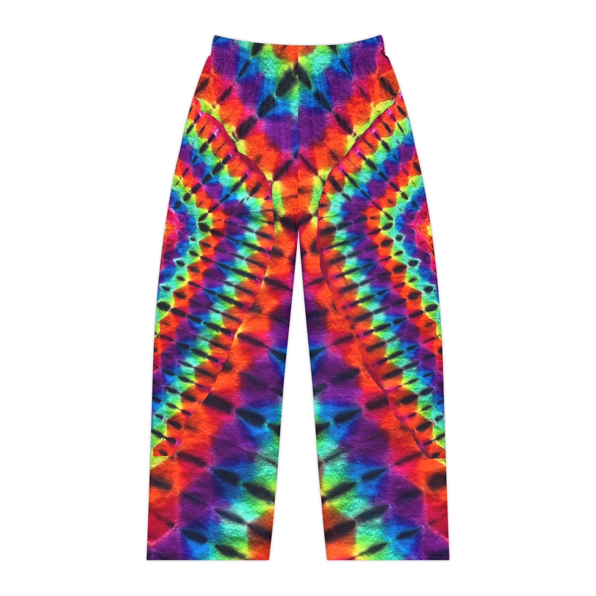 Diamond Rainbow Pants, Colorful Lounge Wear, Tie-Dye Pants, Comfortable Casual Wear, Festival Clothing, Gift Idea